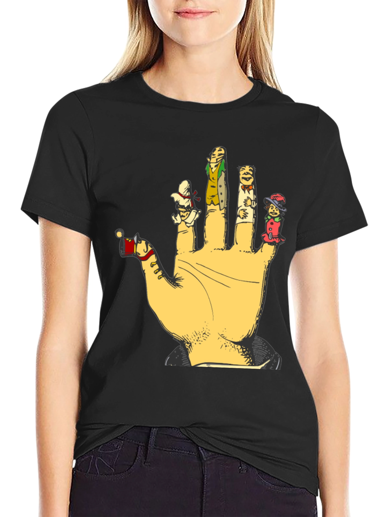 Finger Puppets Graphic T-Shirt
