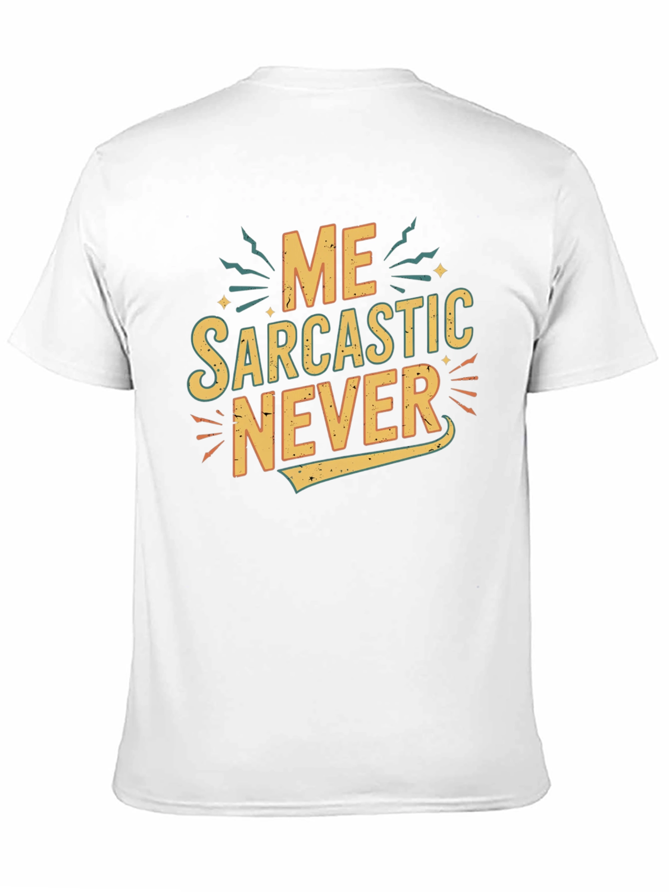 Sarcastic Graphic Tee - Black