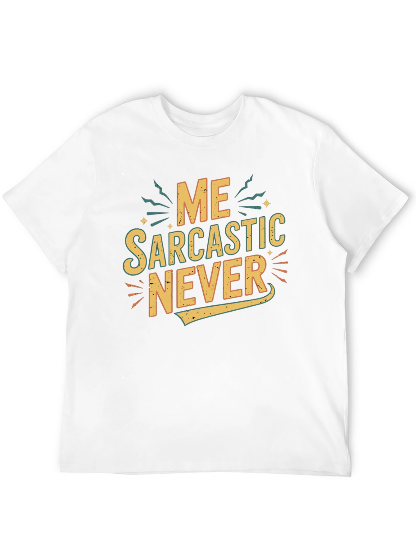 Sarcastic Graphic Tee - Black