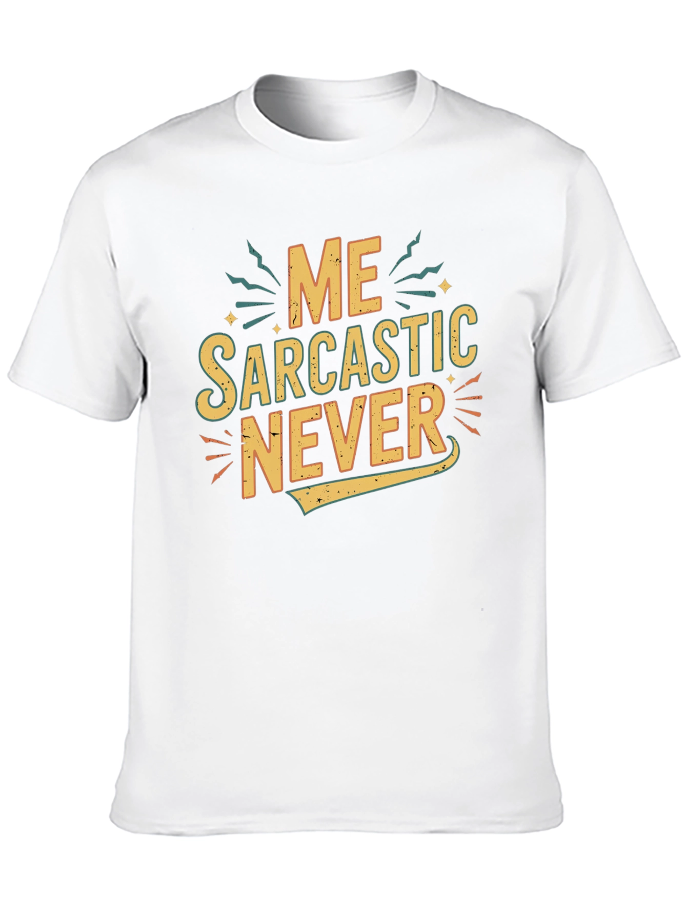 Sarcastic Graphic Tee - Black
