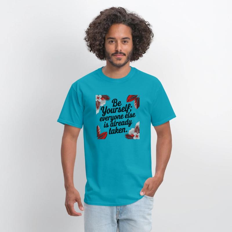 Be Yourself Quote Floral Design