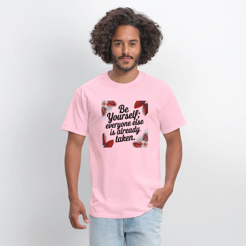 Be Yourself Quote Floral Design