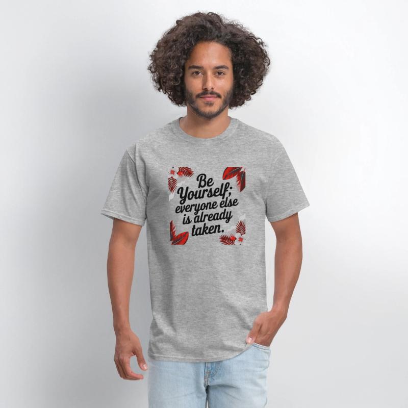 Be Yourself Quote Floral Design
