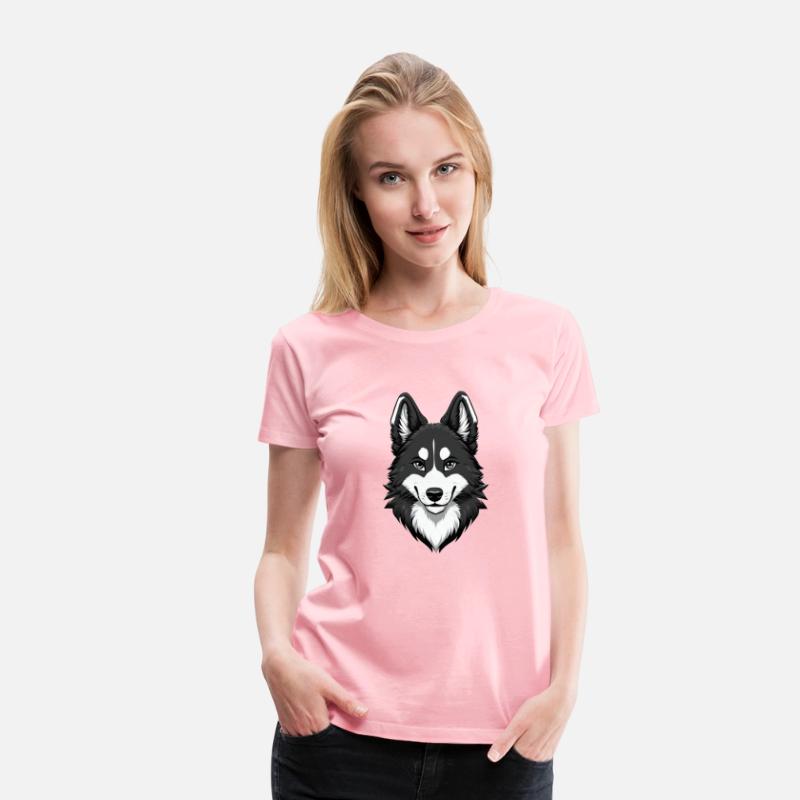 beautiful dog head