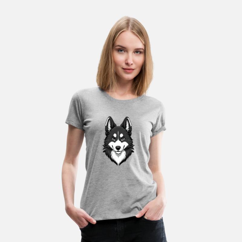 beautiful dog head