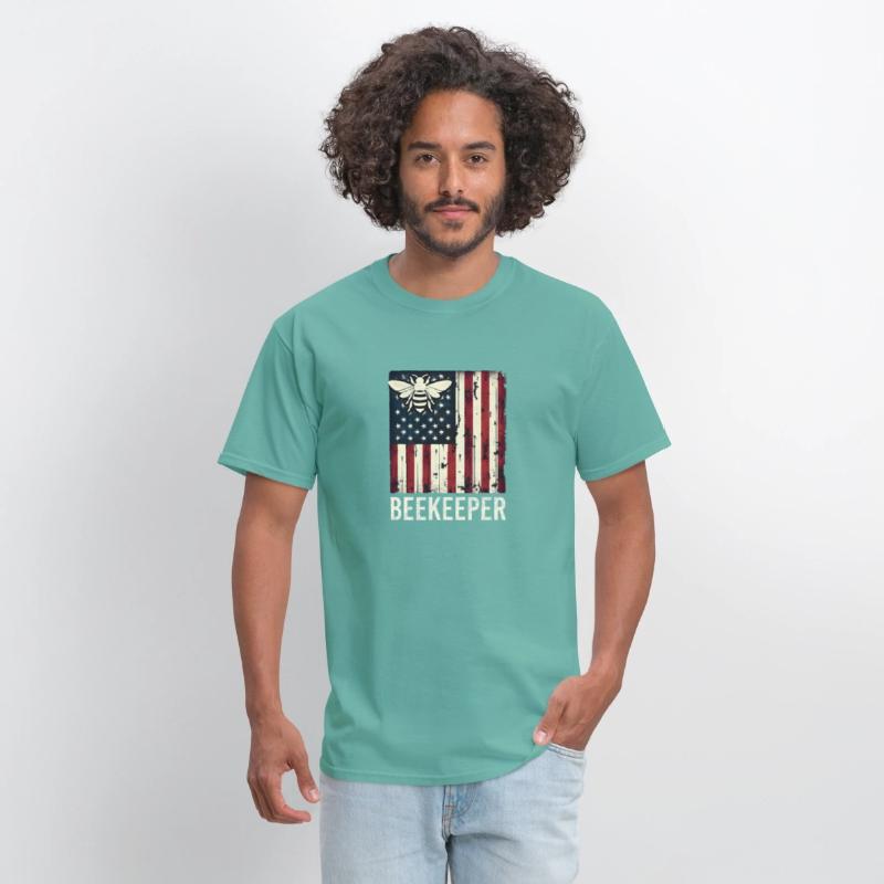 beekeeper American flag