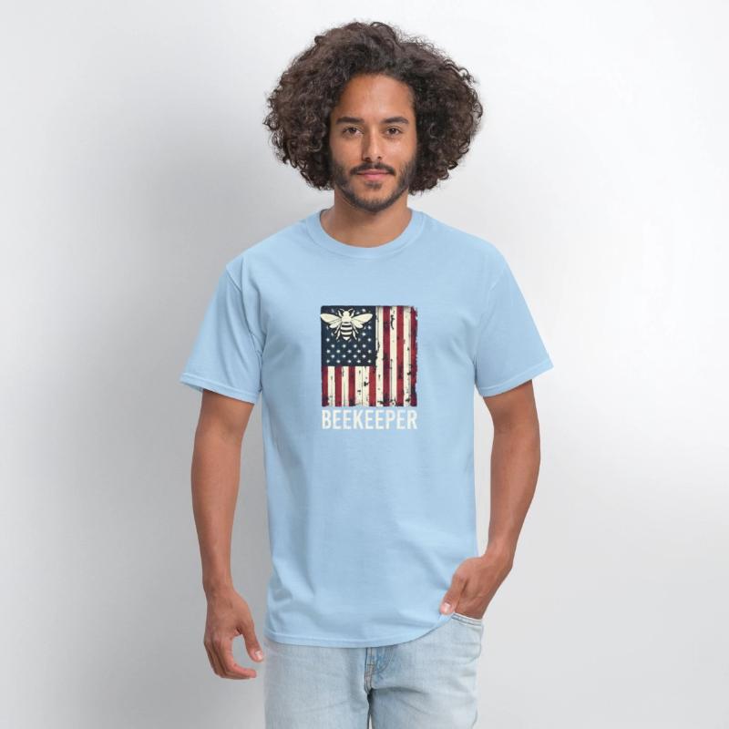 beekeeper American flag