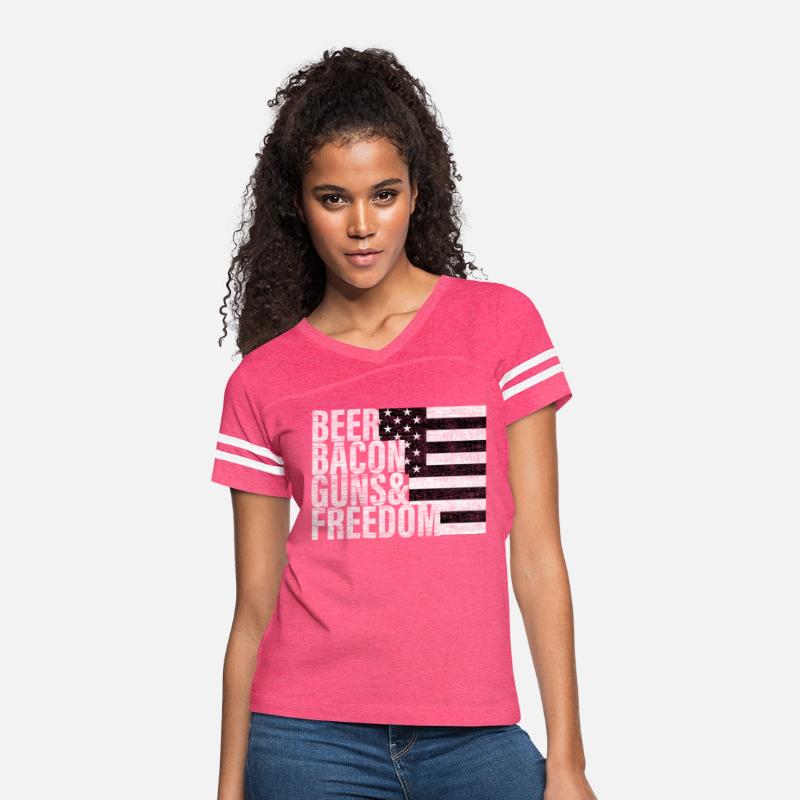 Beer Bacon Guns Freedom Flag