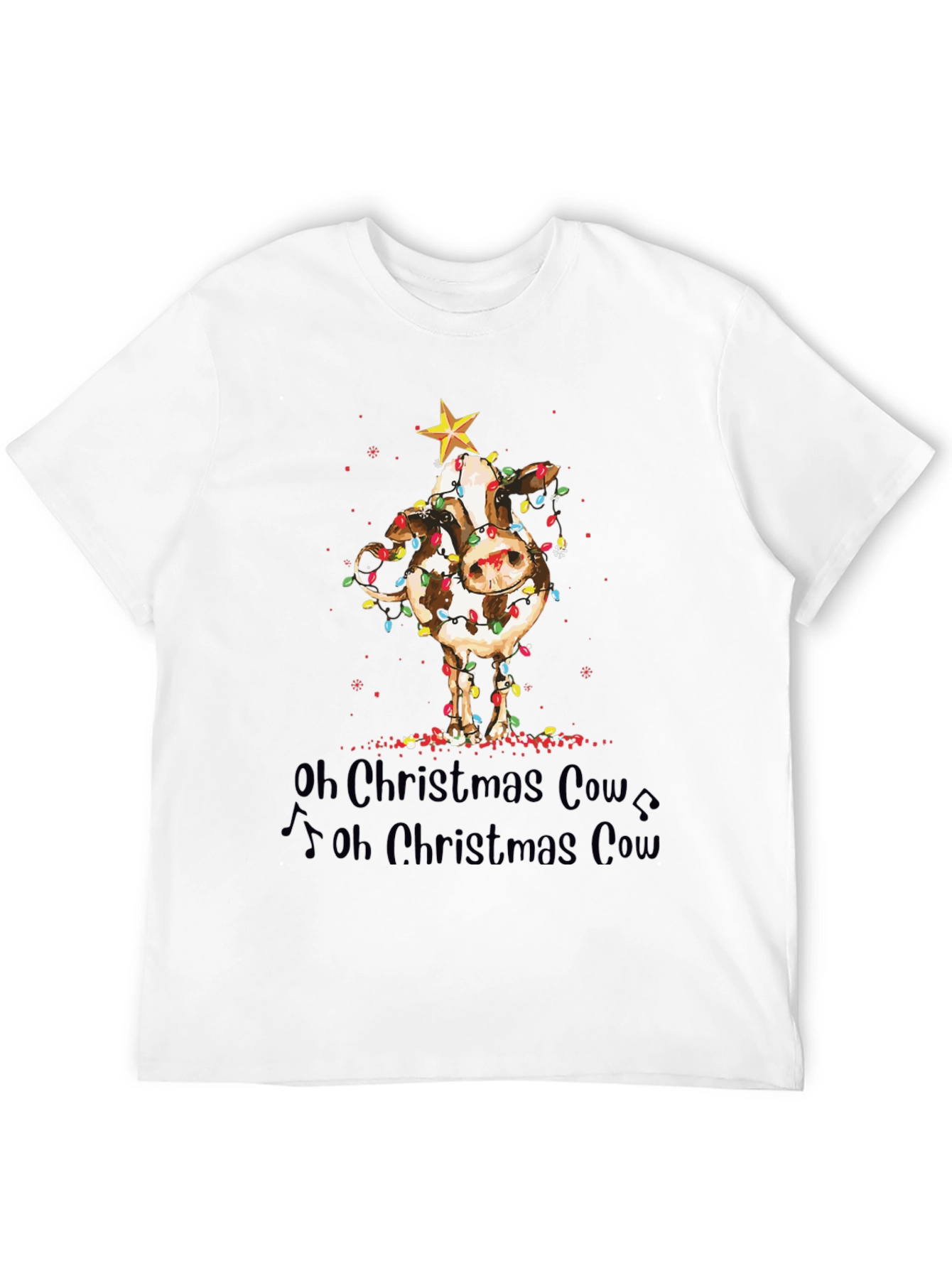 Oh Christmas Cow Graphic Tee