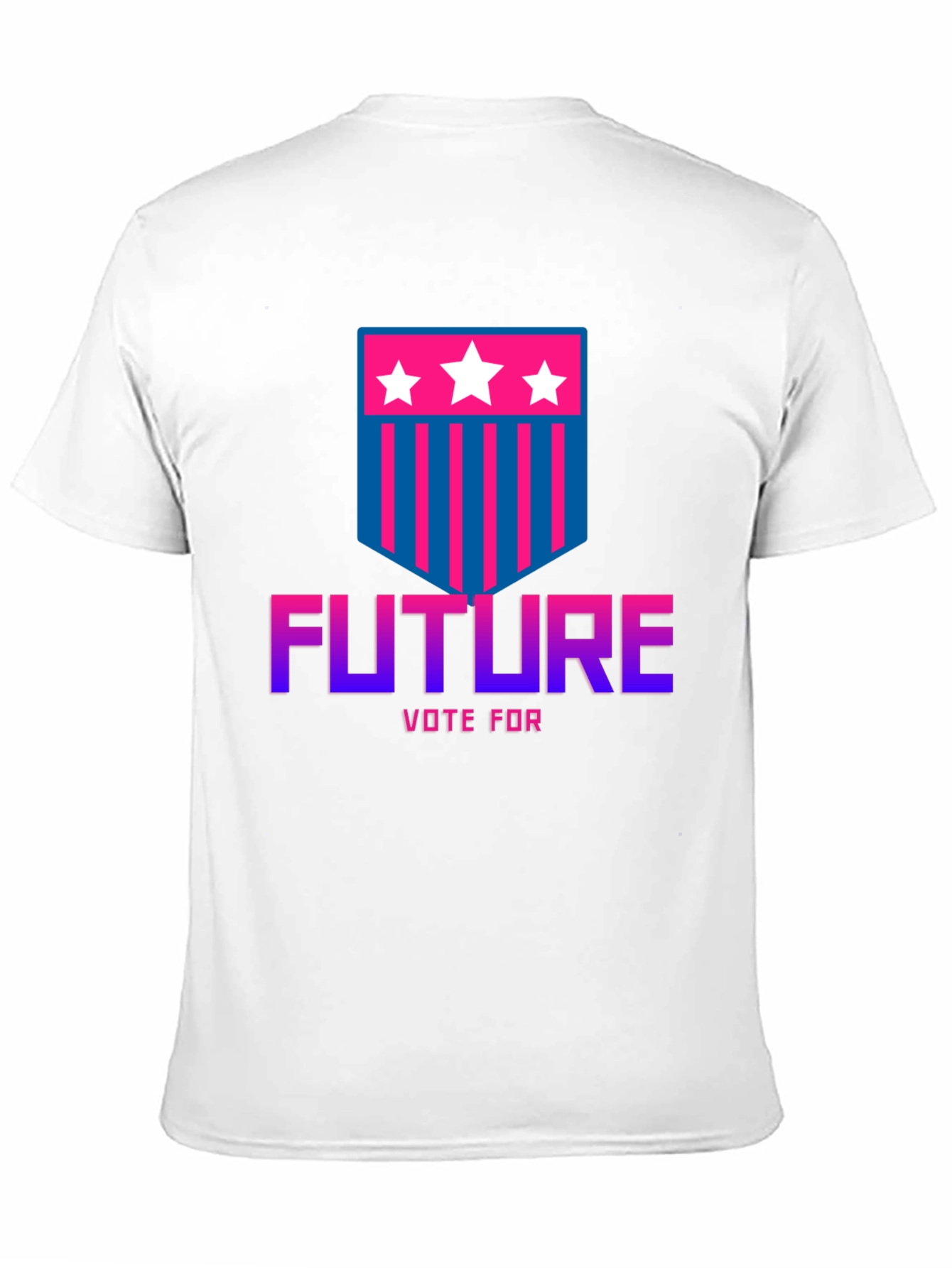 Future Vote Graphic T-Shirt - Patriotic Design