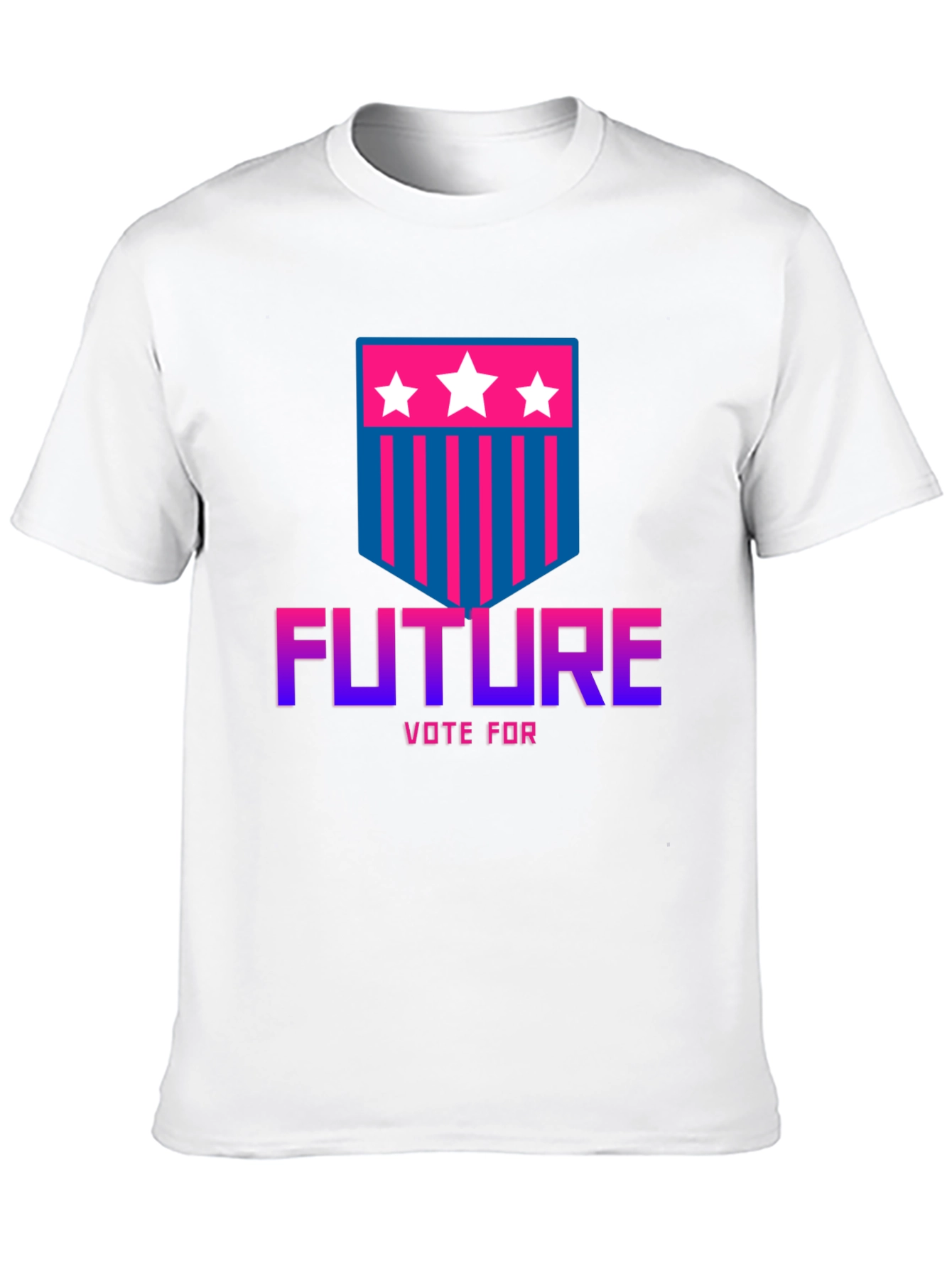 Future Vote Graphic T-Shirt - Patriotic Design