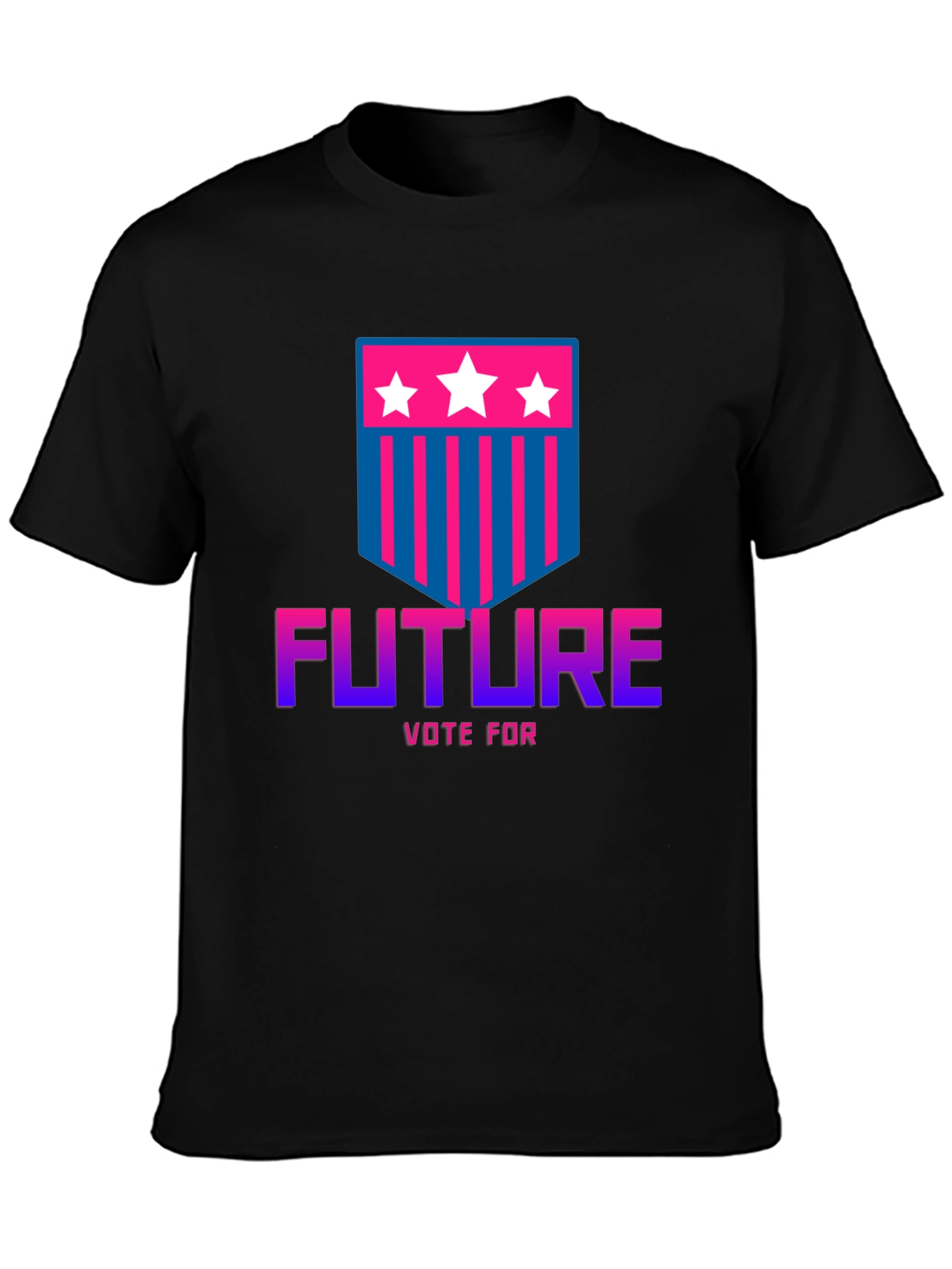 Future Vote Graphic T-Shirt - Patriotic Design