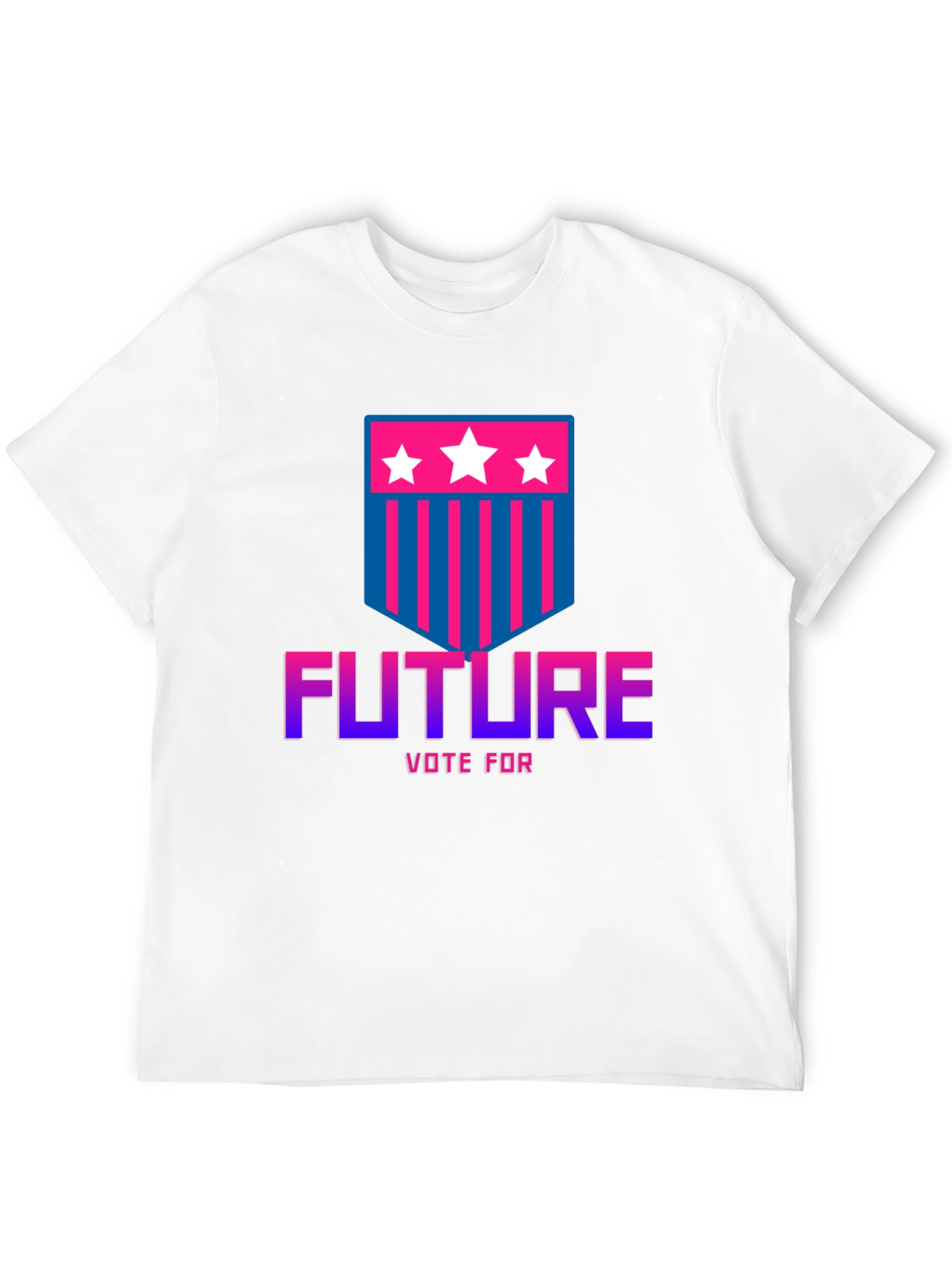 Future Vote Graphic T-Shirt - Patriotic Design