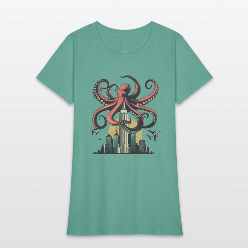 Big Octopus on Building