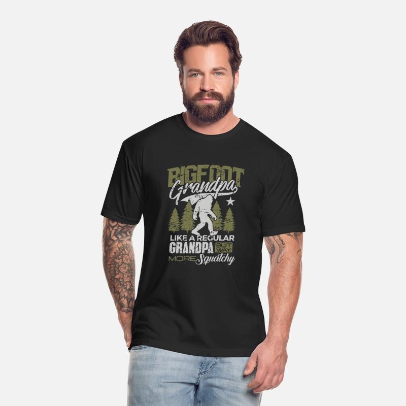 Bigfoot Grandpa Shirt Sasquatch Yeti Camping Gift