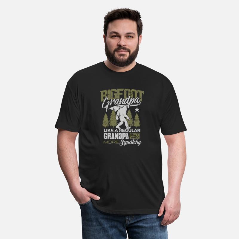 Bigfoot Grandpa Shirt Sasquatch Yeti Camping Gift