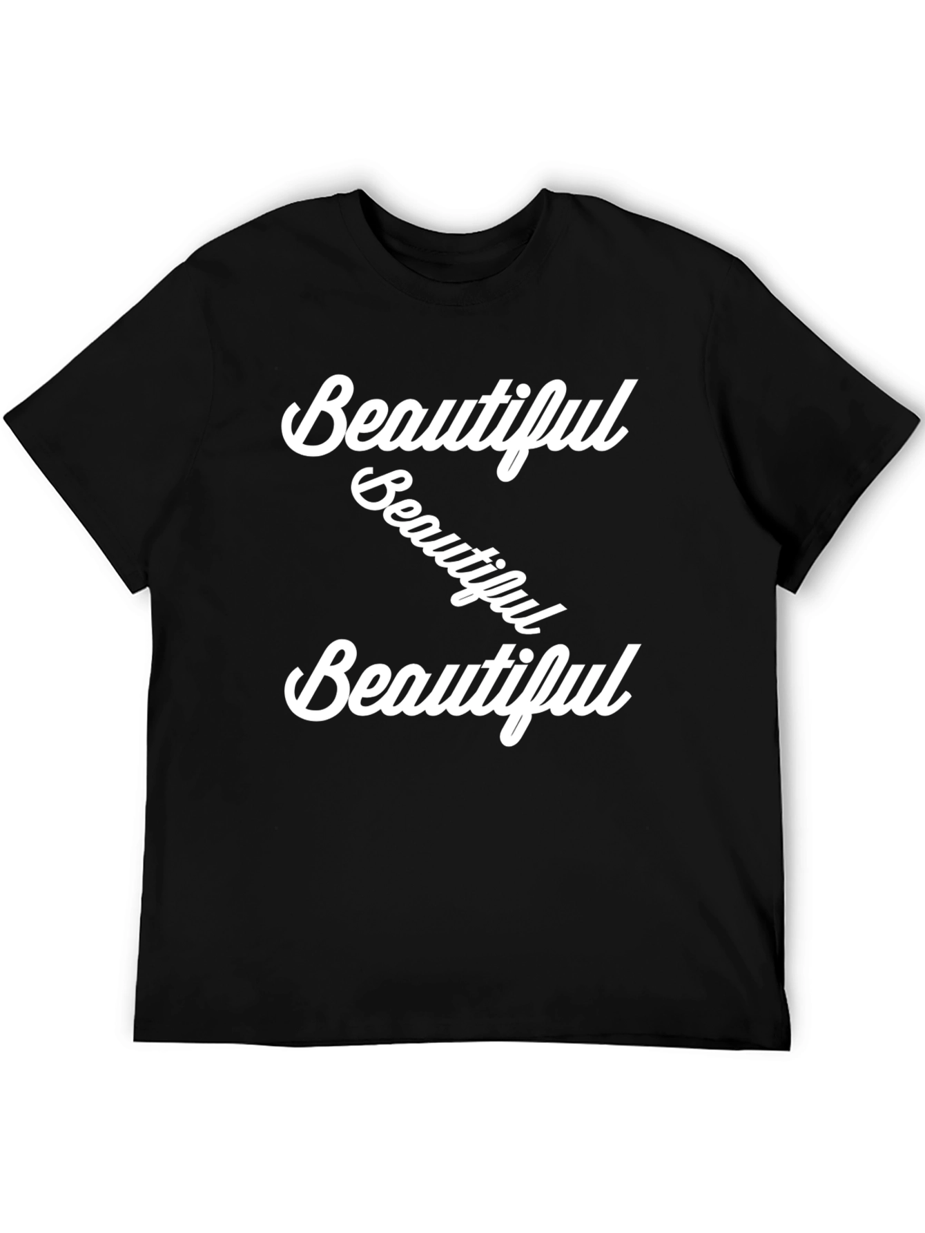 Beautiful Graphic Tee - Stylish Black T-Shirt