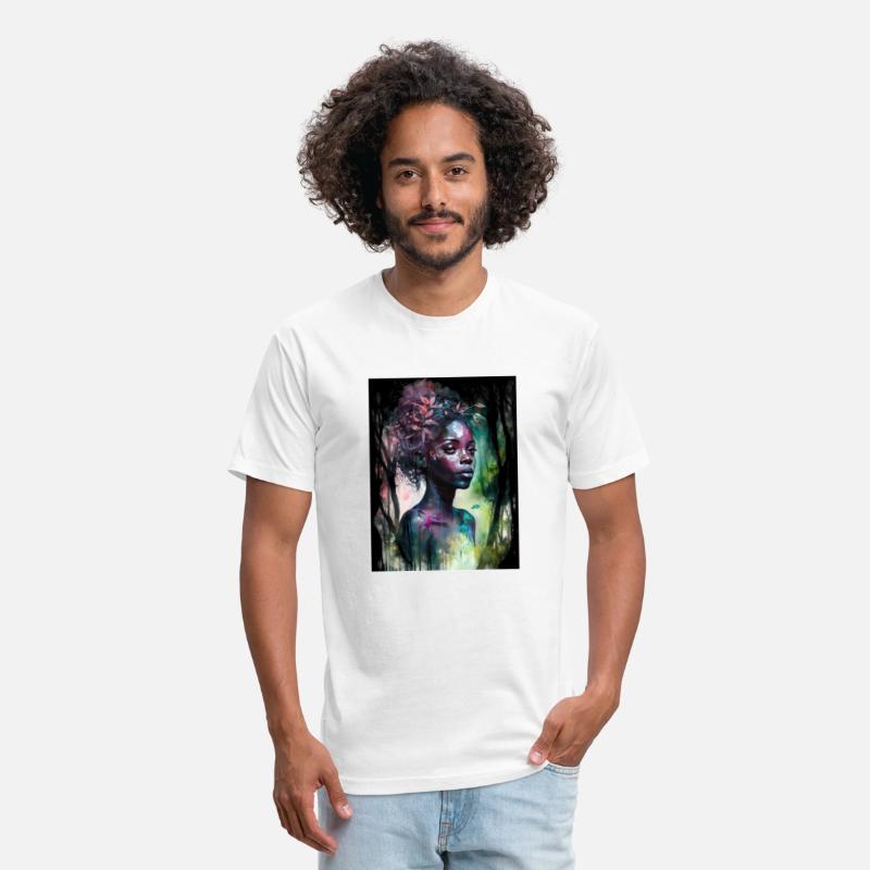 Black Nature Goddess - African American, Woodland