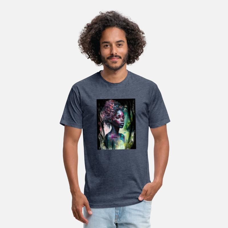 Black Nature Goddess - African American, Woodland