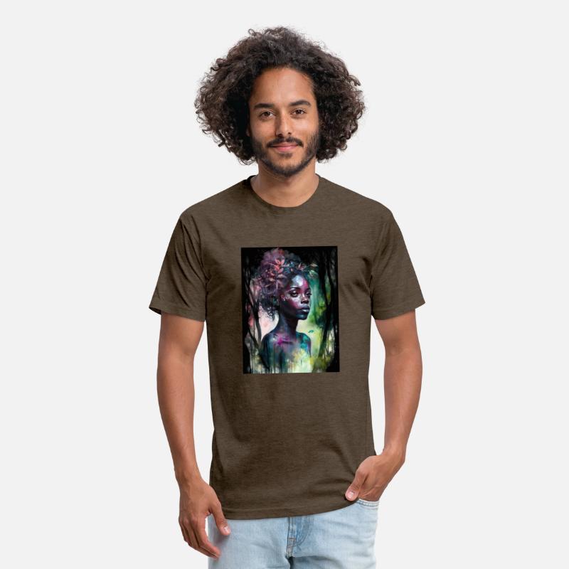 Black Nature Goddess - African American, Woodland