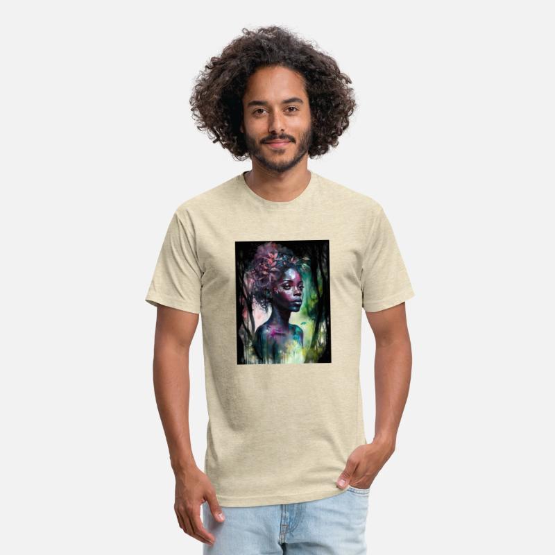 Black Nature Goddess - African American, Woodland