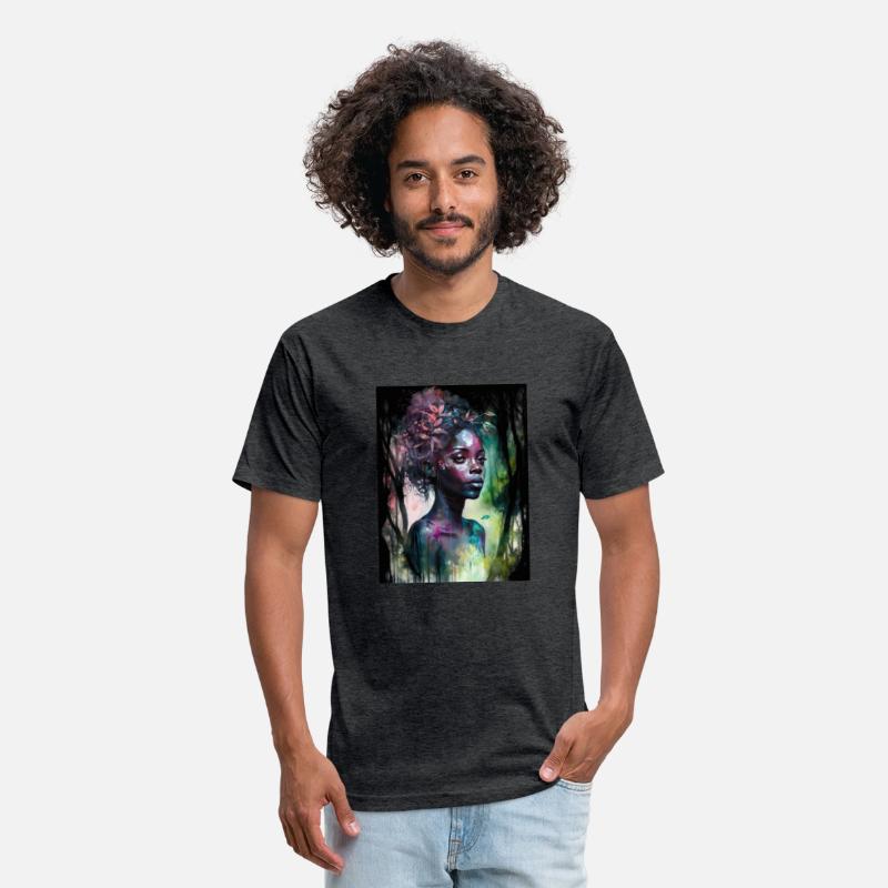 Black Nature Goddess - African American, Woodland