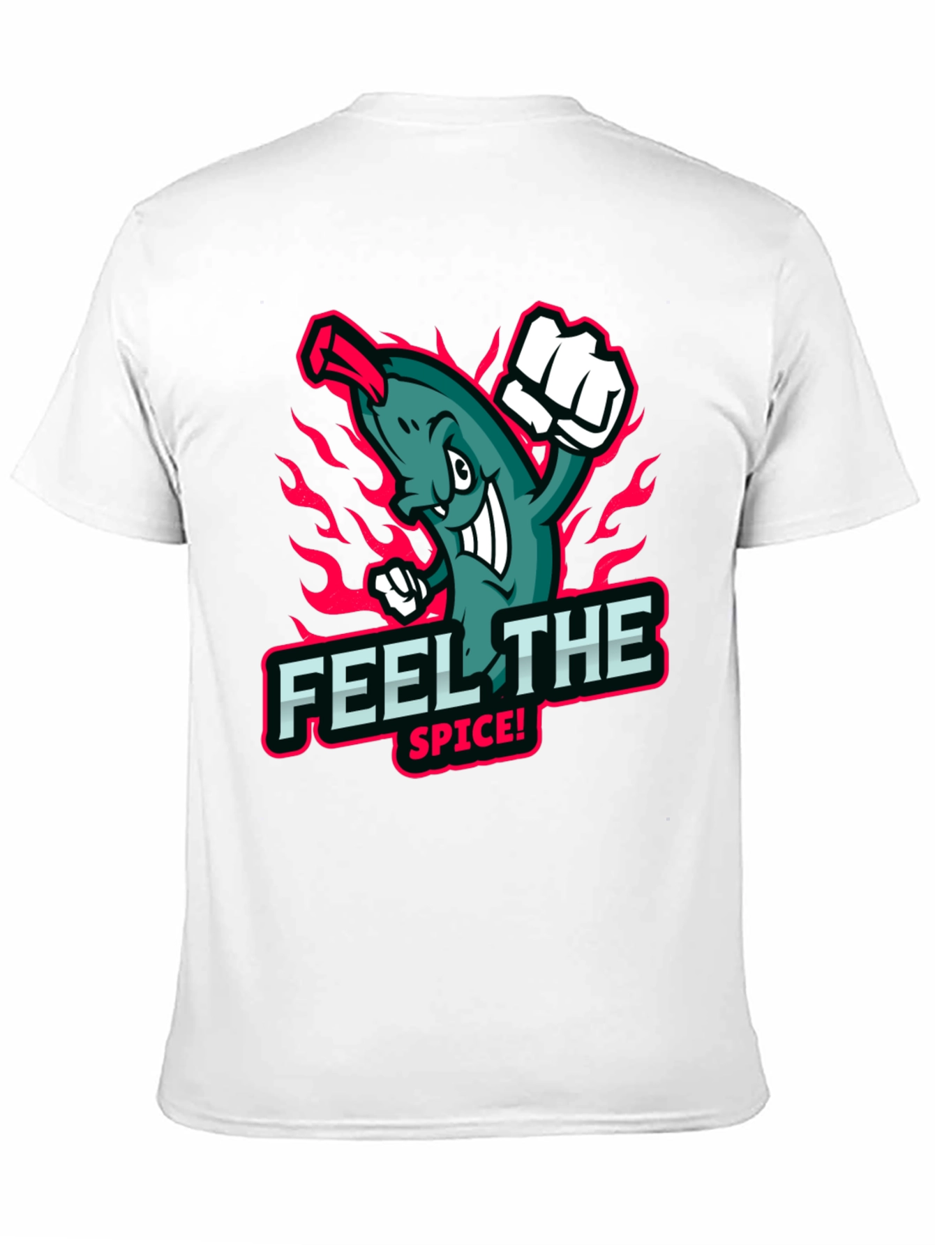 Feel the Spice! Graphic Print Black T-Shirt