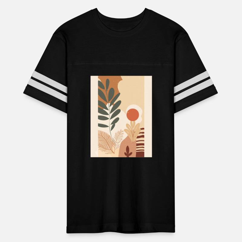 Botanical Harmony Mid Century Leaf Collage
