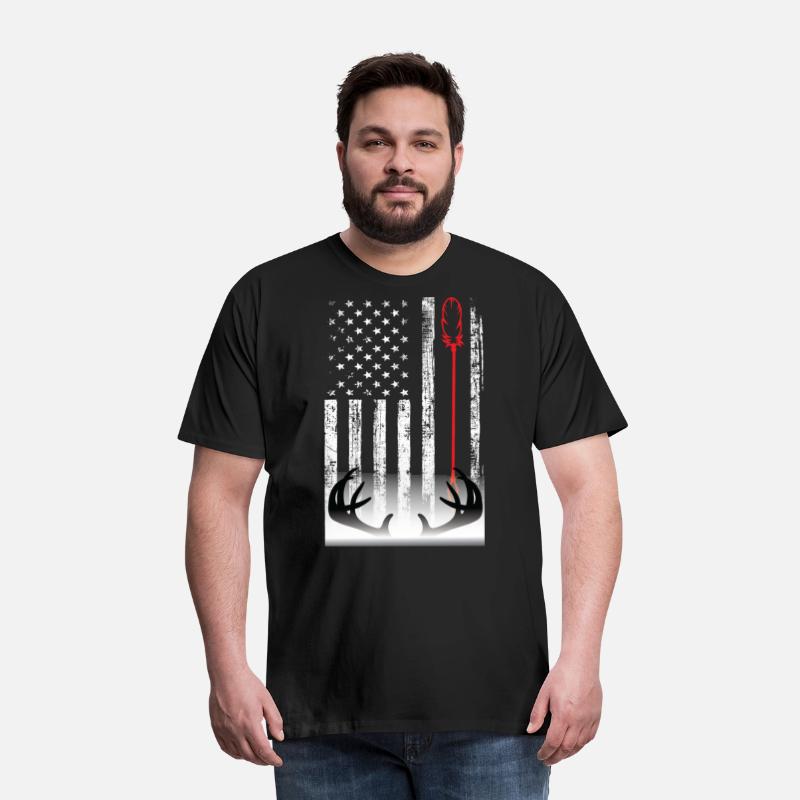 Bow deer hunting American flag Bow Hunting Lover