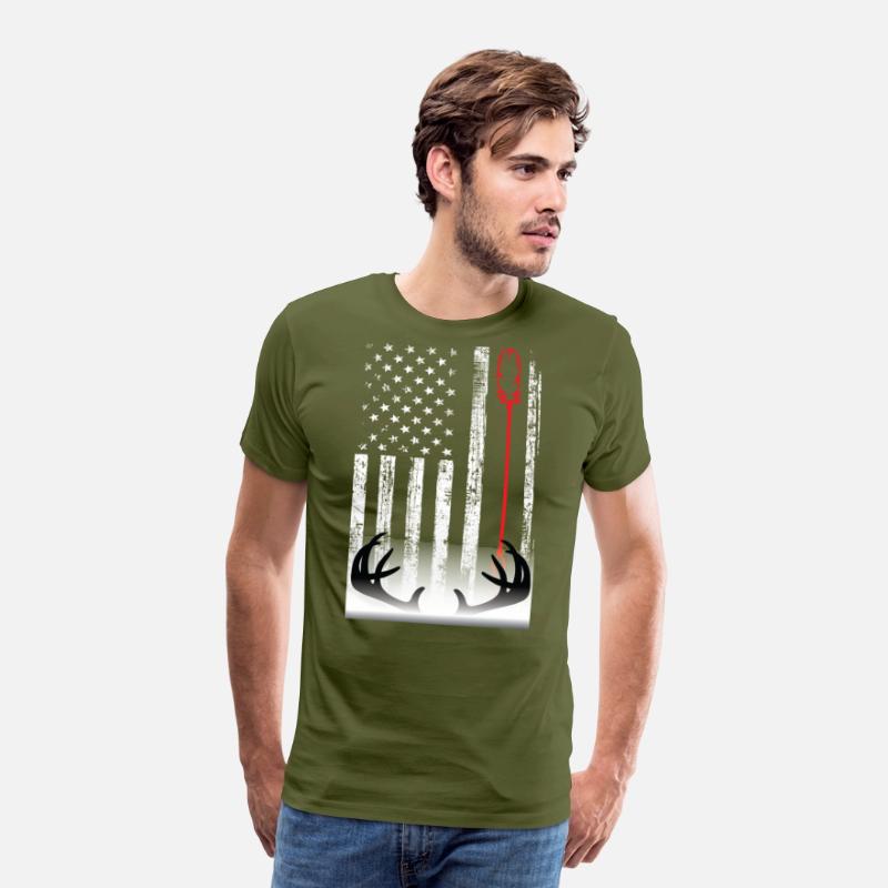 Bow deer hunting American flag Bow Hunting Lover