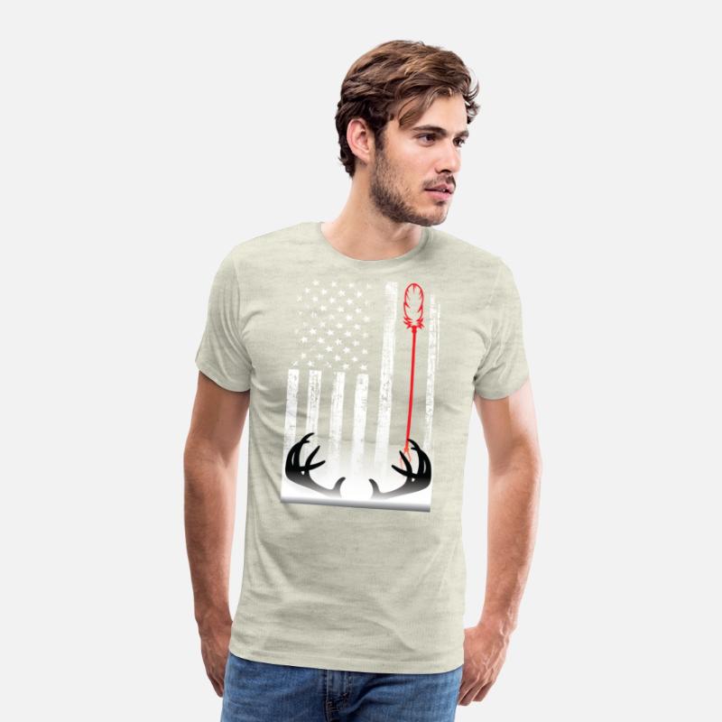 Bow deer hunting American flag Bow Hunting Lover
