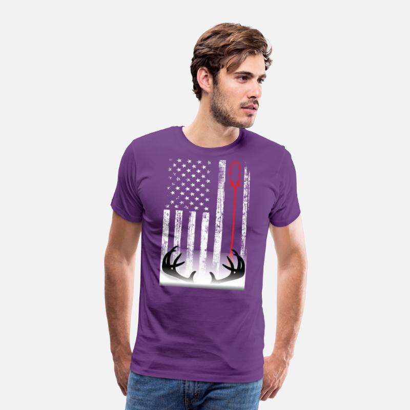 Bow deer hunting American flag Bow Hunting Lover