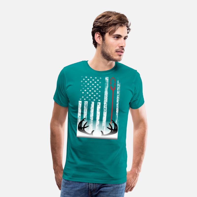 Bow deer hunting American flag Bow Hunting Lover