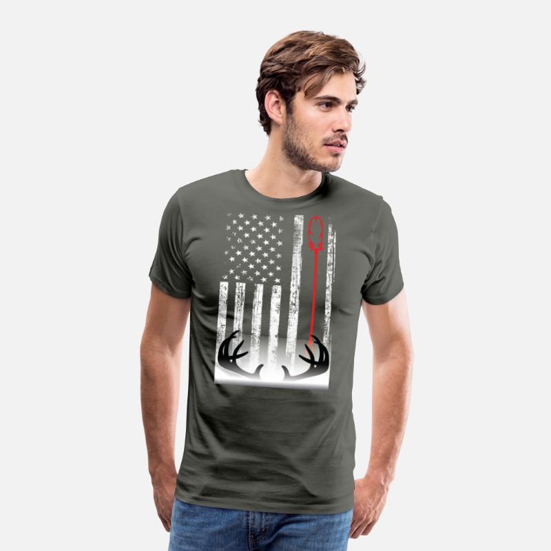 Bow deer hunting American flag Bow Hunting Lover