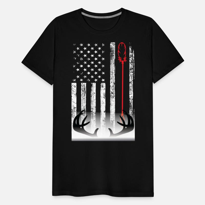 Bow deer hunting American flag Bow Hunting Lover