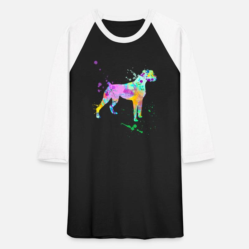 Boxer Dog Breed Paint Splatter Art Pet Lovers Owne