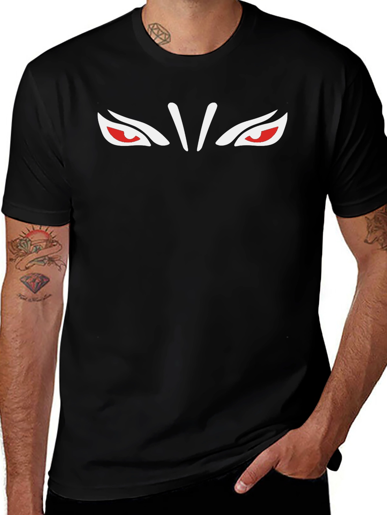 Mystic Eyes Graphic Tee - Black