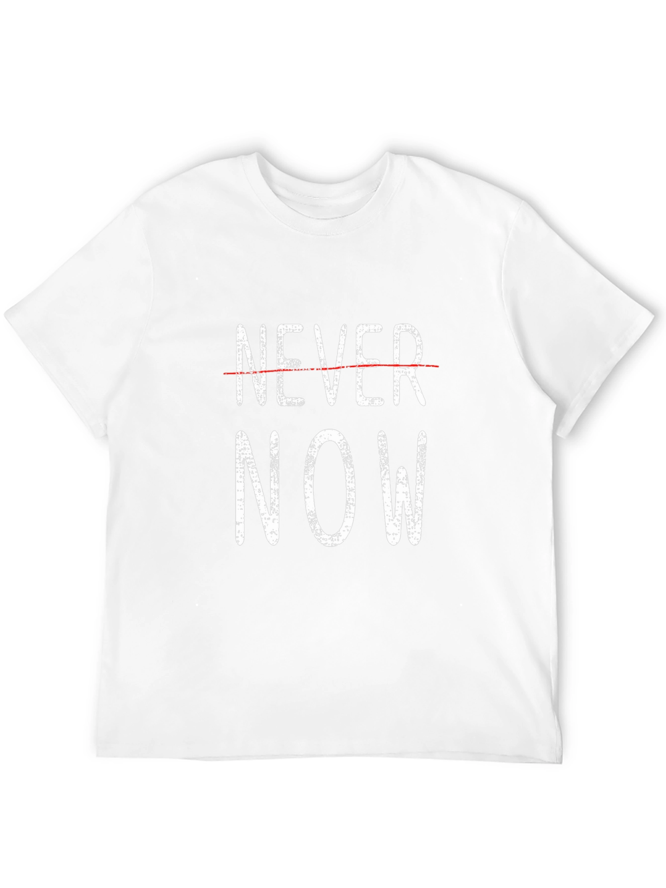 Never Now Graphic T-Shirt - Black Casual Tee