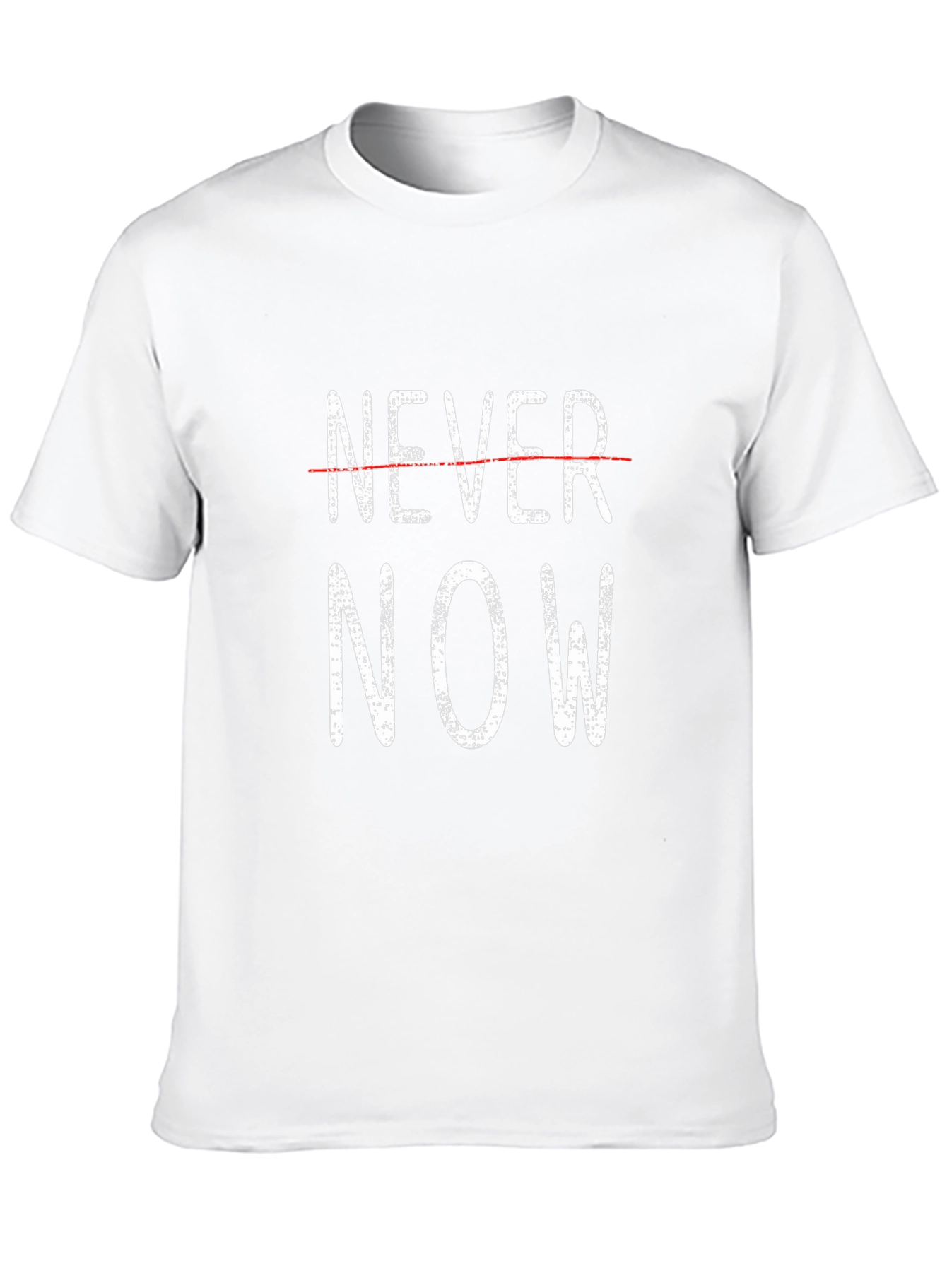 Never Now Graphic T-Shirt - Black Casual Tee