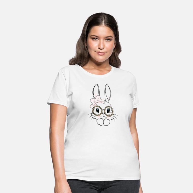 Bunny Face Easter Animal Print Glasses Spring