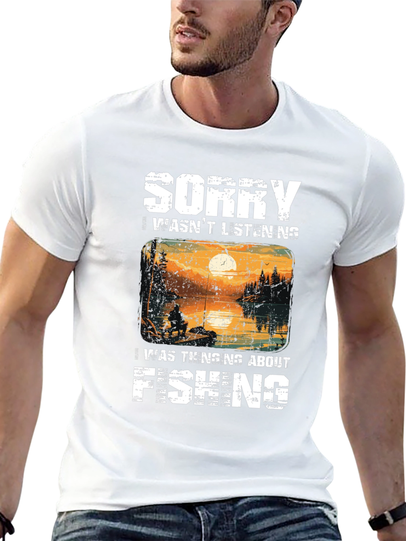 Sorry Was Thinking About Fishing T-Shirt