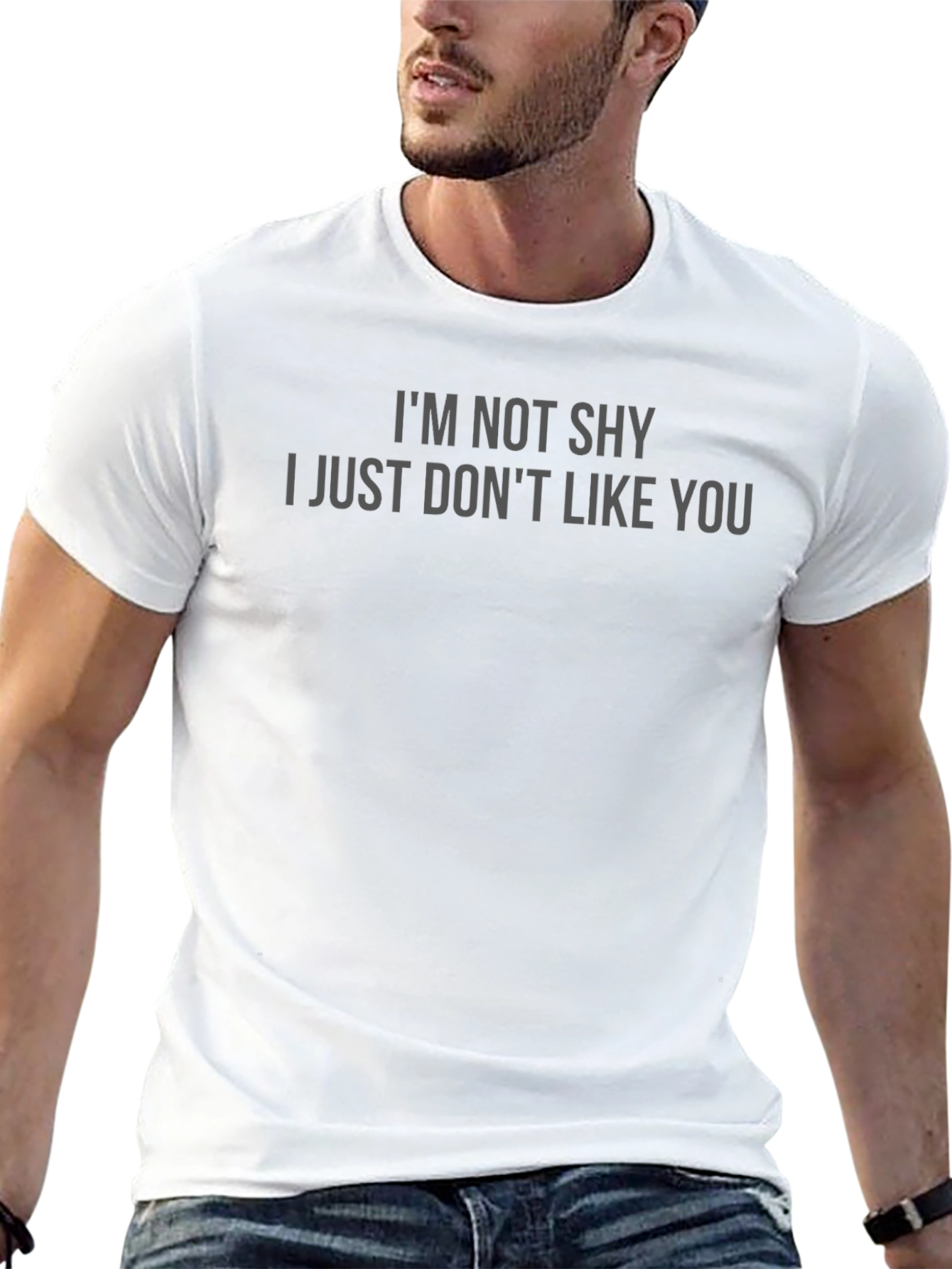 Im Not Shy Funny Sarcastic Graphic T-Shirt