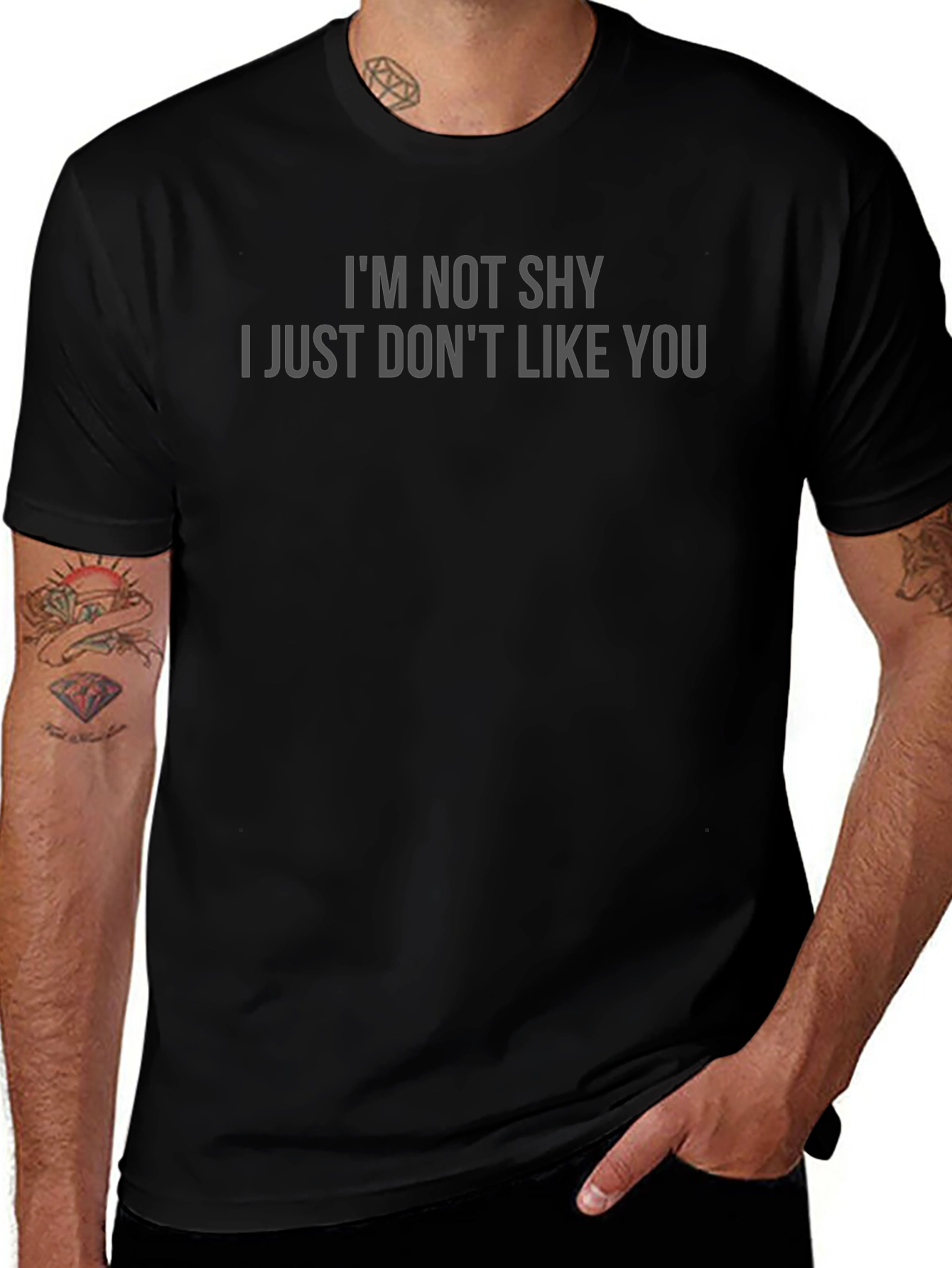 Im Not Shy Funny Sarcastic Graphic T-Shirt