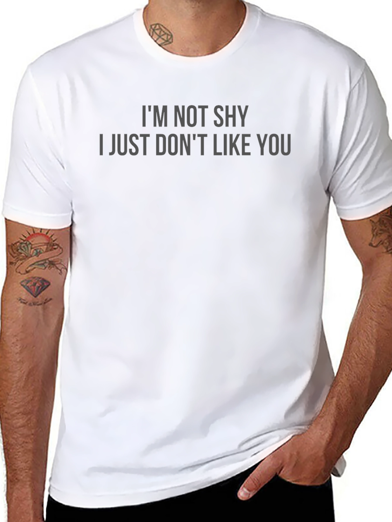 Im Not Shy Funny Sarcastic Graphic T-Shirt