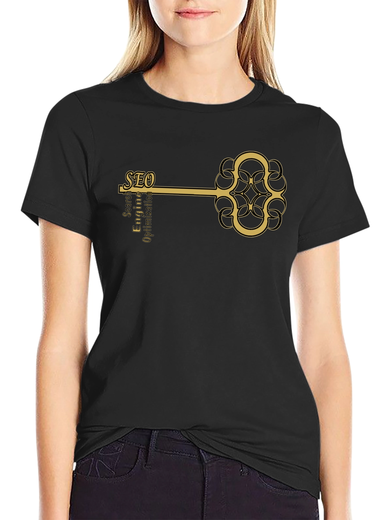 SEO Key Graphic T-Shirt - Search Engine Optimization Tee