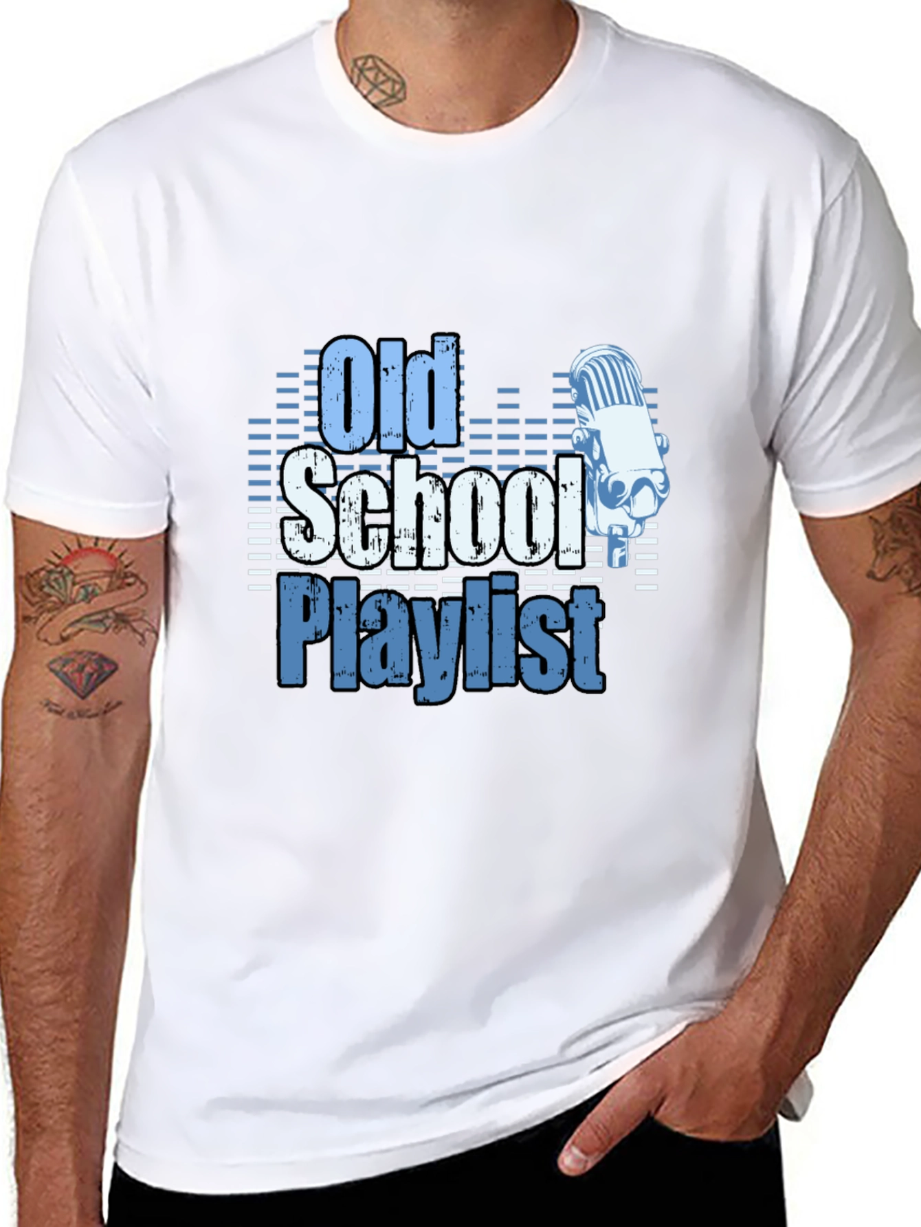 Old School Playlist Graphic Tee