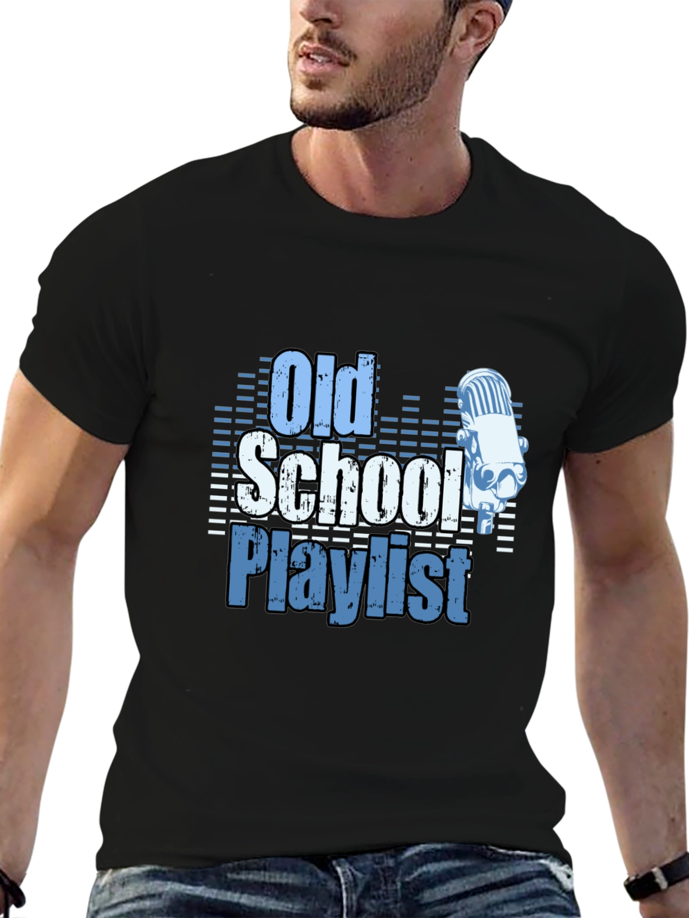 Old School Playlist Graphic Tee