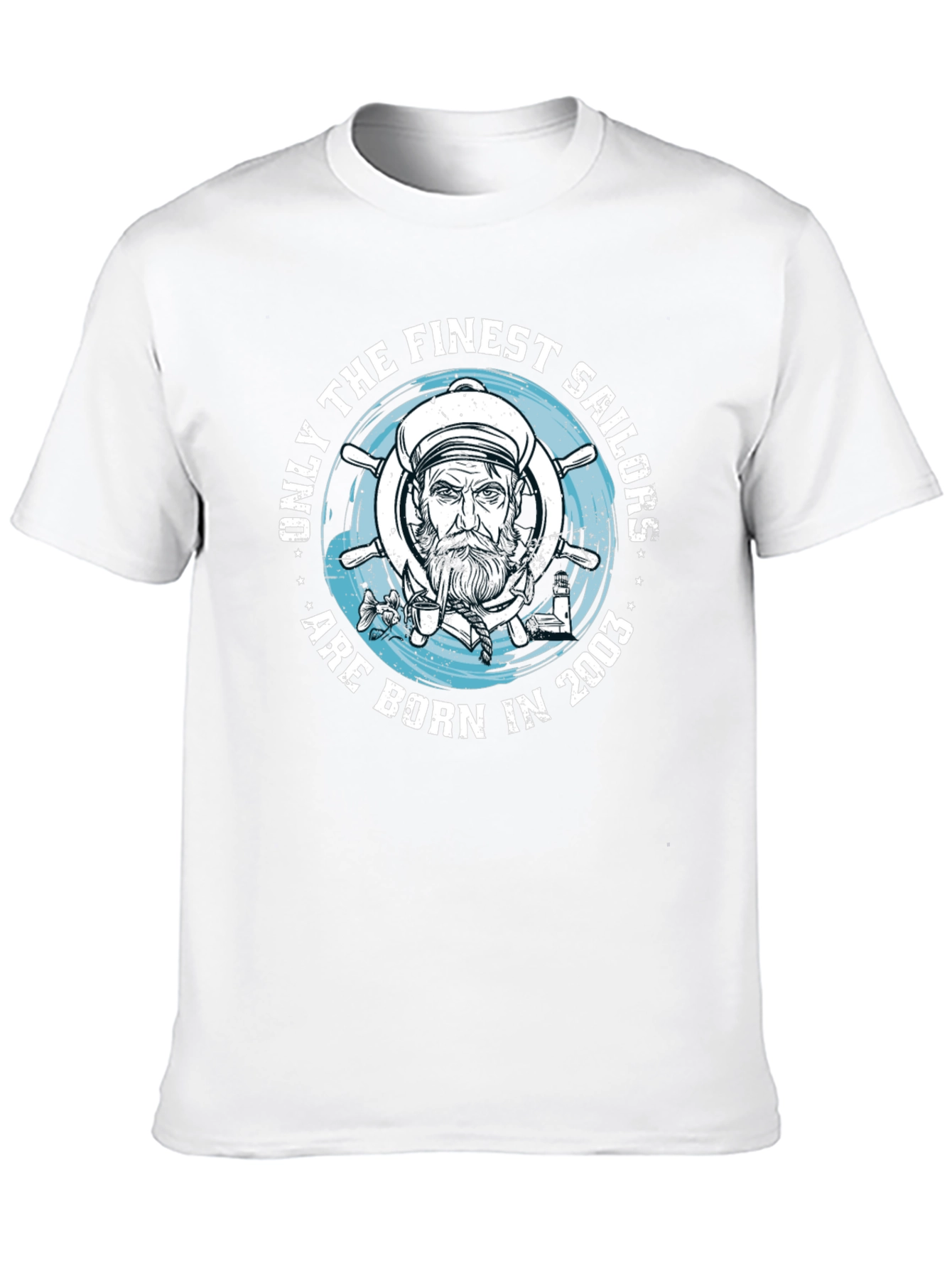 Finest Sailors Born in 2003 Black T-Shirt