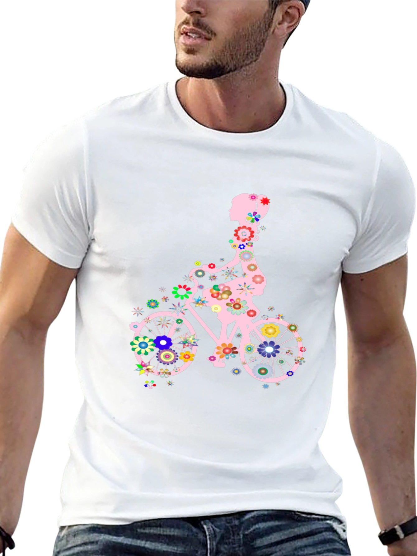 Floral Bicycle T-Shirt