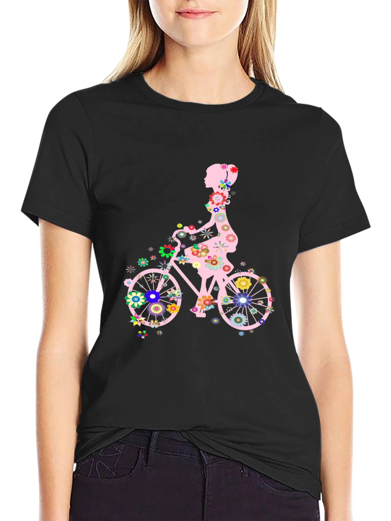 Floral Bicycle T-Shirt